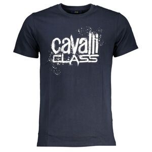 Cavalli Class Unisex Adult Paint Splatter Logo T-Shirt / Navy Blue